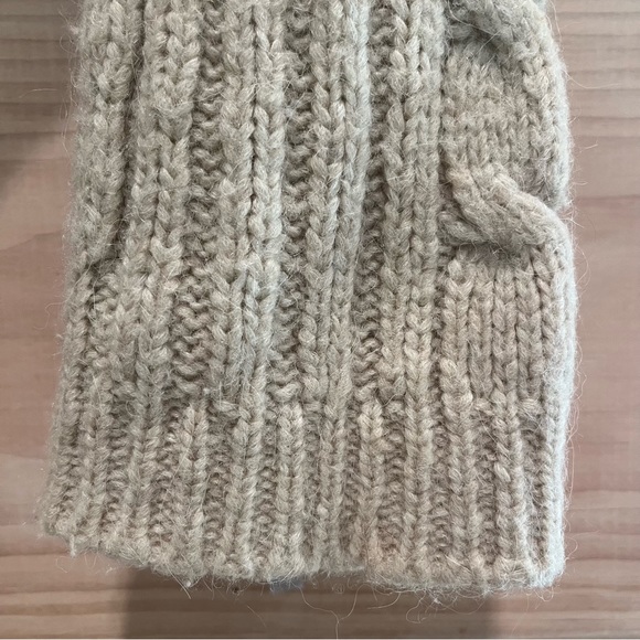 Nanushka Evie Half Zip Wool Cable Knit Wool Blend Sweater Large - Picture 8 of 16